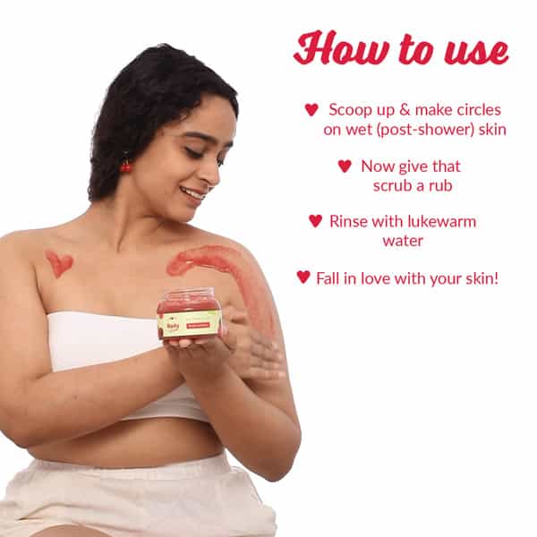 Plum Bodylovin' Drivin' Me Cherry Gel Body Scrub - 200Gm