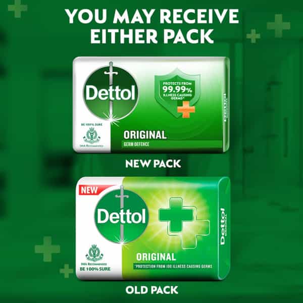 Dettol Original Germ Defence Soap 75Gm*5 (Free 15% Extra)