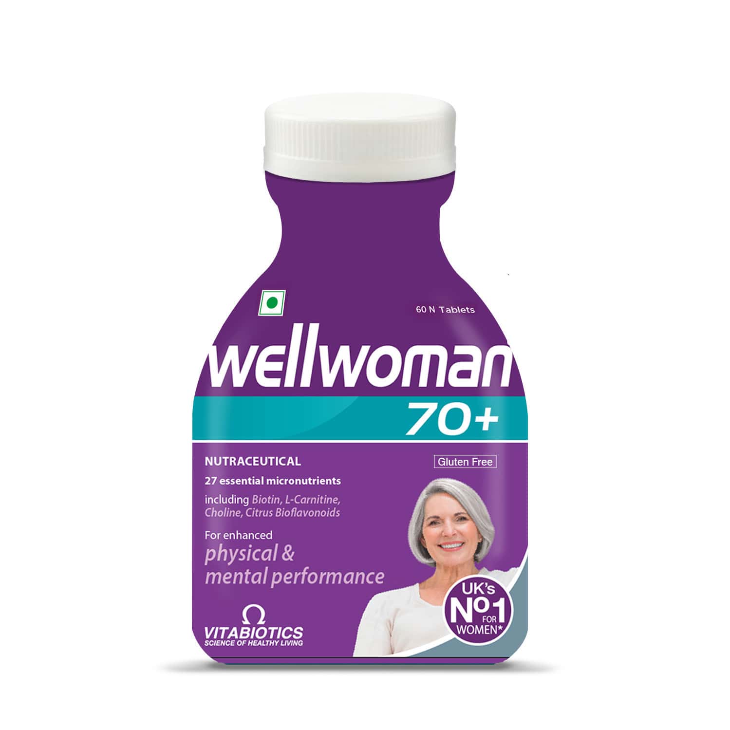 Wellwoman 70+ Tablets Support Physical And Mental Performance 60 No'S
