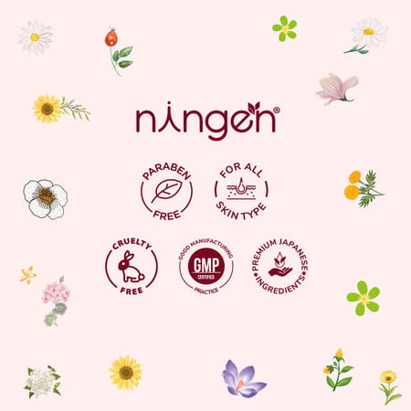 Ningen Saffron Knee And Elbow Cream Mulberry Curcumin Extracts Softens Repairs Dry Skin 100g