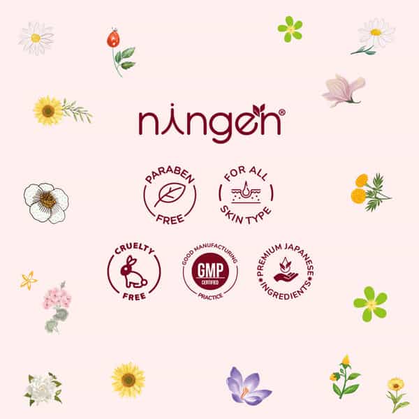 Ningen Saffron Knee And Elbow Cream Mulberry Curcumin Extracts Softens Repairs Dry Skin 100G
