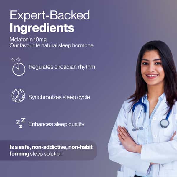Melatonin 5Mg & Sleep Sustain 10Mg Combo Pack