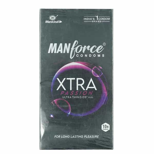 Manforce Xtra Passion Ultra Thin Condoms 10 No's