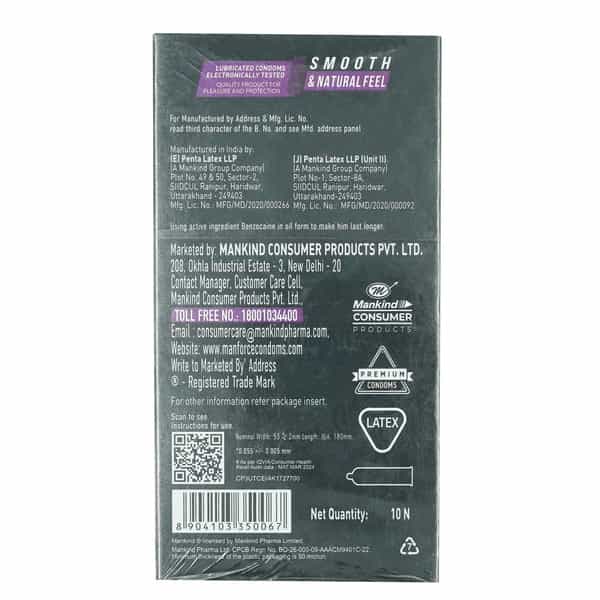Manforce Xtra Passion Ultra Thin Condoms 10 No's