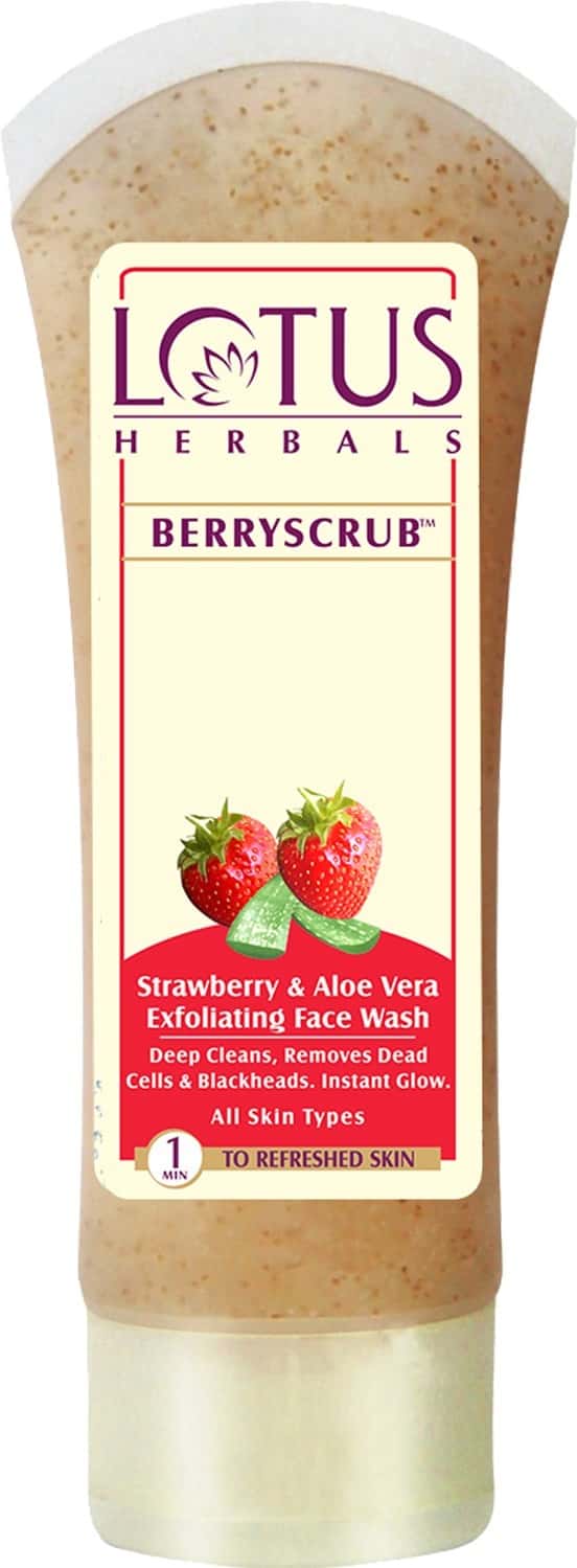 Lotus Herbals Berryscrub Face Wash 120 Gm