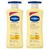 Vaseline Intensive Care Deep Moisture Nourishing Body Lotion | Daily Moisturizer - 400Ml (Pack Of 2)