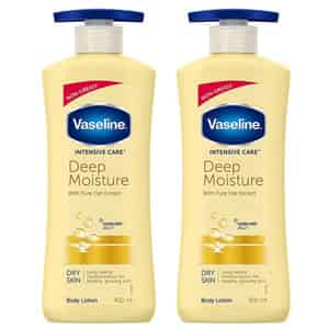 Vaseline Intensive Care Deep Moisture Nourishing Body Lotion | Daily Moisturizer - 400ml (pack Of 2)