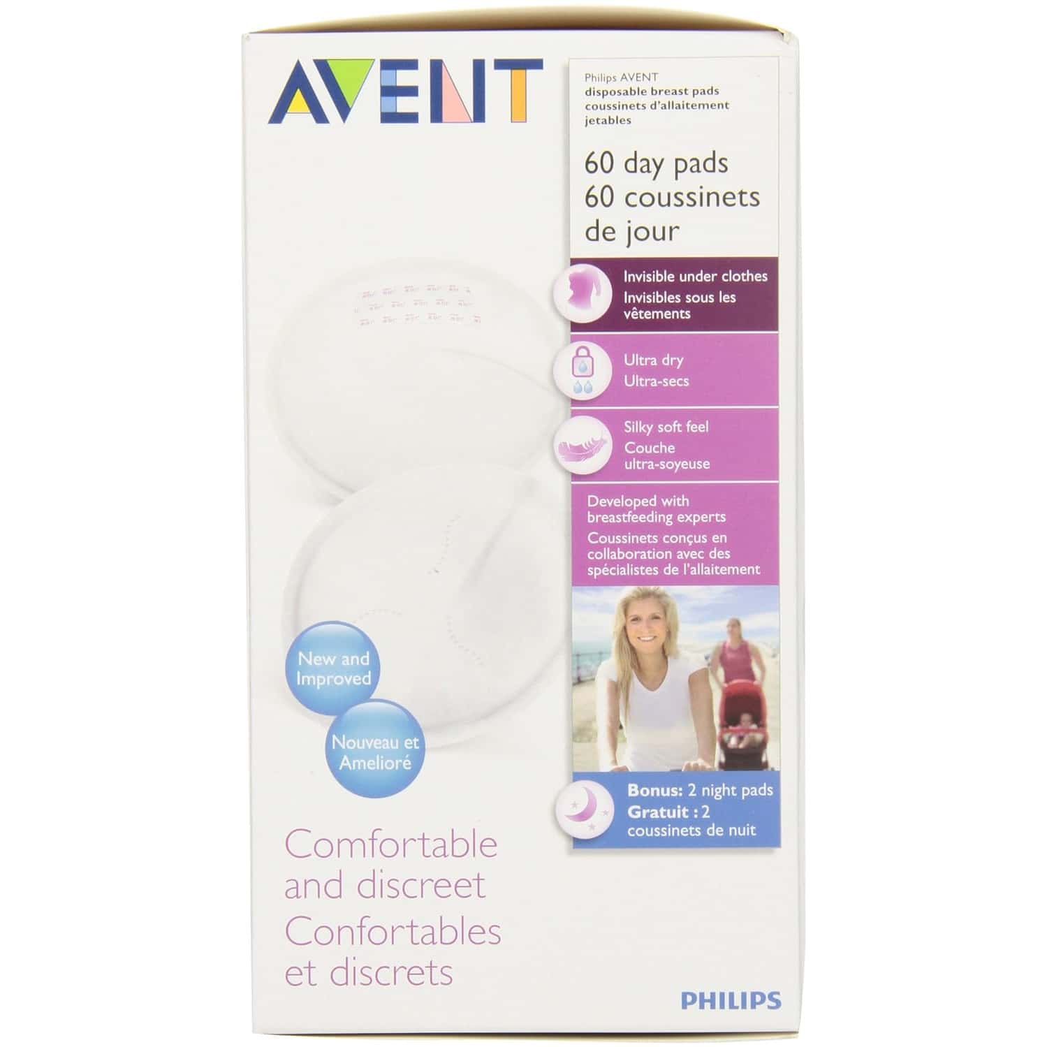 Philips Avent Day Disposable Breast Pads 60-count