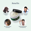 Arata Natural Styling & Hold Hair Cream With Organic Flaxseed & Olive Oil (100 G)