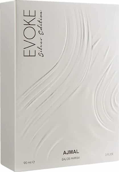 Ajmal Evoke Silver Edition Him Edp 90Ml Woody Perfume For Men - Made In Dubai
