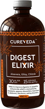 Cureveda Digest Elixir Syrup 450 Ml