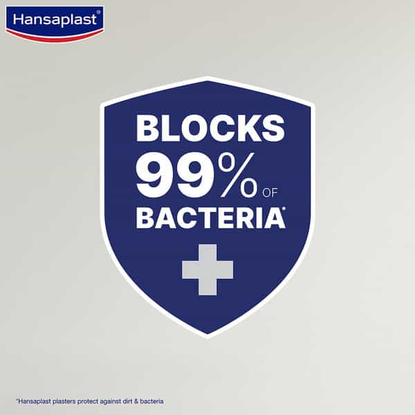 Hansaplast Antiseptic Elastic Bandage | Blocks 99% Bacteria | 3X Strechable | Water Repellant - 50N