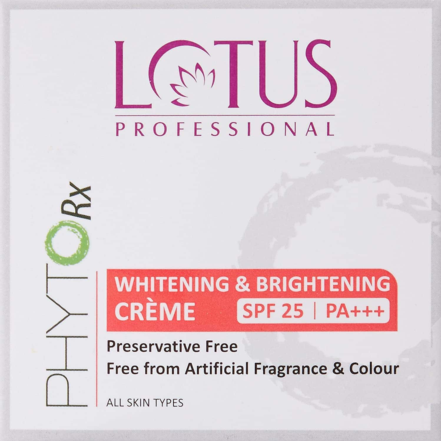 Lotus Professional Phyto-rx Whitening & Brightening Creme Spf-25 | Pa+++ 50 Gm