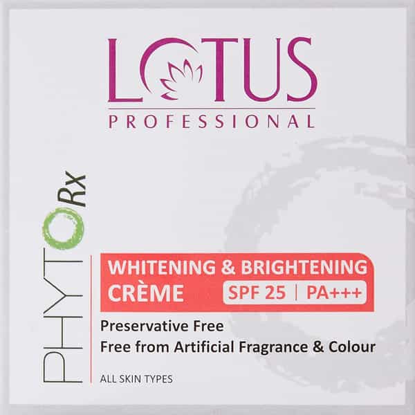 Lotus Professional Phyto-Rx Whitening & Brightening Creme Spf-25 | Pa+++ 50 Gm