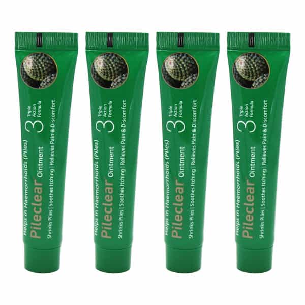 Pileclear Ointment 25 Gm | Ayurvedic Piles Care Ointment | Herbal Ointment (Pack Of 4)