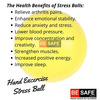 Besafe Forever Physiotherapy Hand Exercise Soft Stress Ball Yellow Pack Of 2