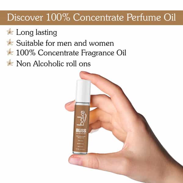 Bake Bliss Passion Fruit Attar Perfume Oil Roll-On | 24Hrs Alcohol-Free Unisex Fragrance - 10Ml