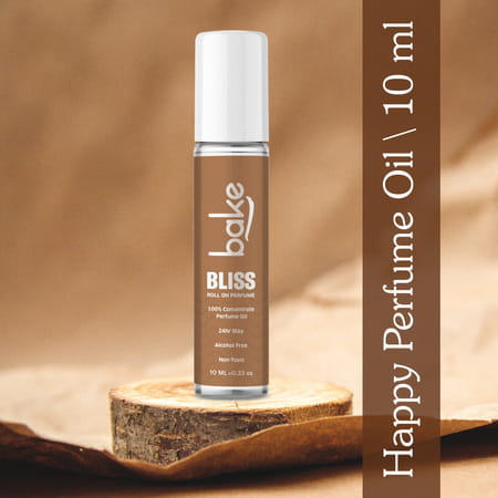 Bake Bliss Passion Fruit Attar Perfume Oil Roll-On | 24Hrs Alcohol-Free Unisex Fragrance - 10Ml