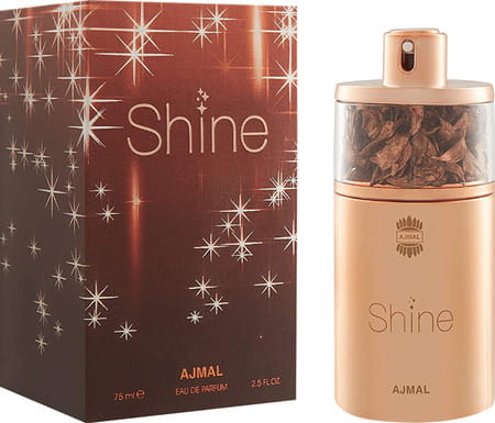 Ajmal Shine Edp Powdery 75ml Perfume For Women And Wisal Edp 50ml Perfume For Women