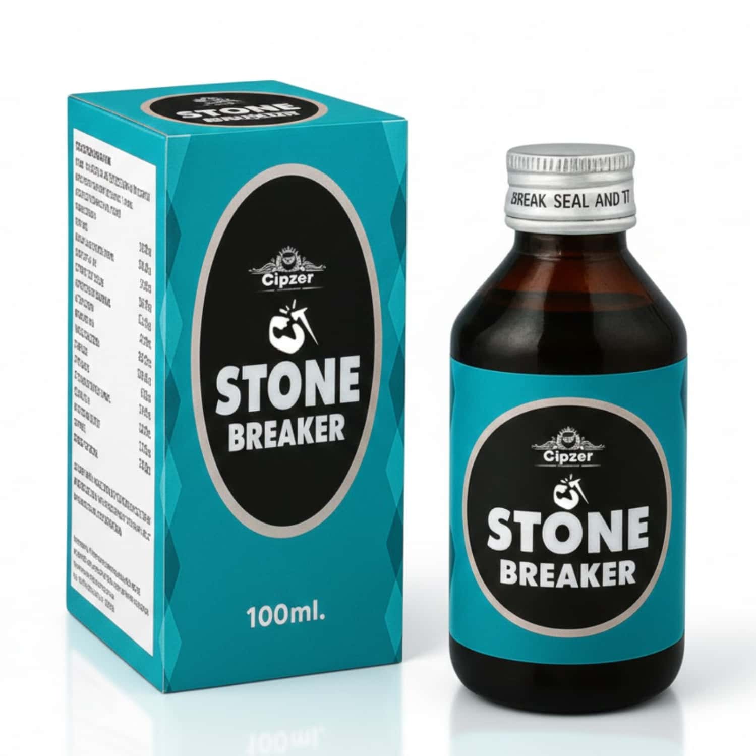 Cipzer Stone Breaker Syrup 100ml | Supports Kidney Health & Urinary Wellness