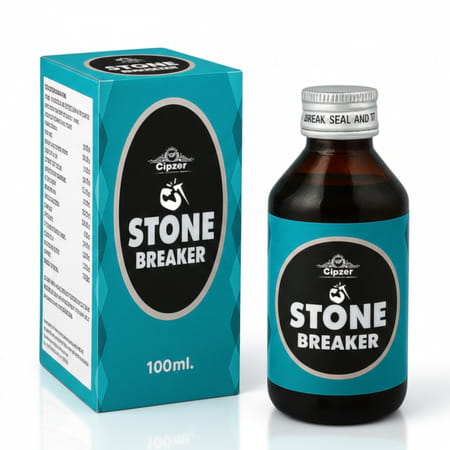 Cipzer Stone Breaker Syrup 100ml | Supports Kidney Health & Urinary Wellness