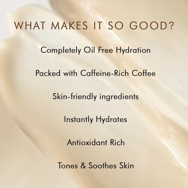 Mcaffeine Oil-Free Coffee Face Moisturizer Gel With Hyaluronic Acid & Pro-Vit B5 For Deep Hydration