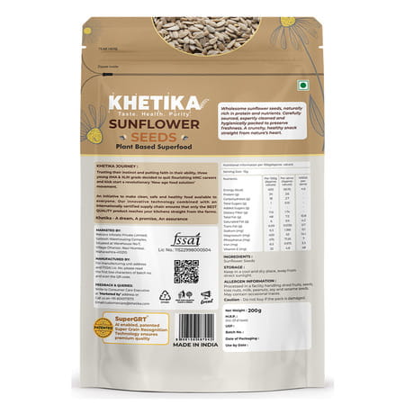 Khetika Premium Sunflower Seeds 200G