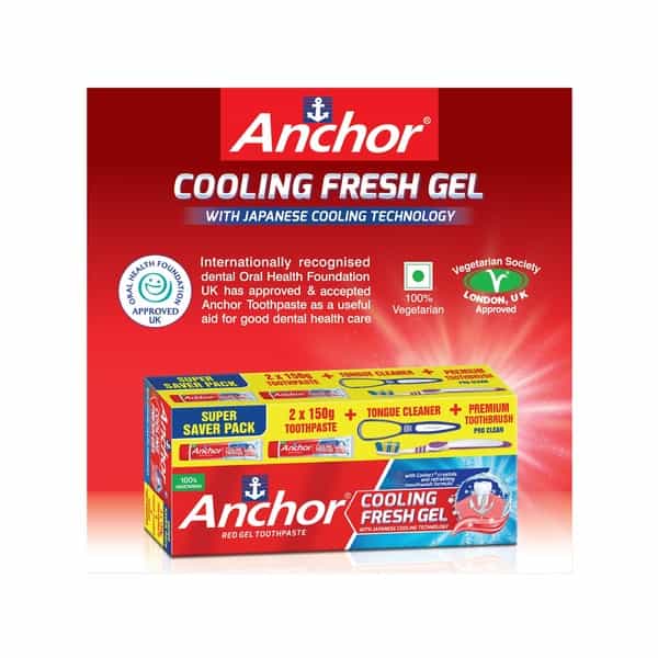 Anchor Hap  Oral Care Kit (150Gm X 2) Box Of 300 G