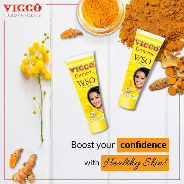 Vicco Turmeric Wso | Skin Cream | For Pimple & Acne | 60 Gm