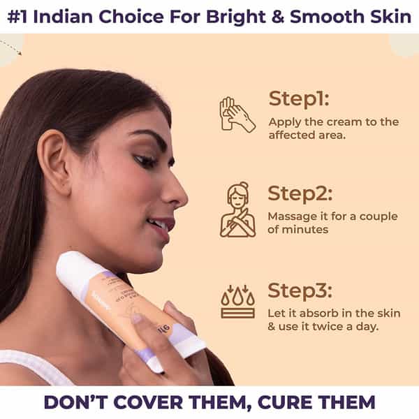 Sanfe Spotlite Body Serum Cream For Dark Neck | Joints And Skinfolds | Enriched - 60Gm