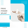 Vissco Finger Support For Metacarpal Fracture | Tendon Injury Of The Finger & Post Surgery (White)