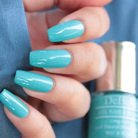 Debelle Gel Nail Polish Gift Set Of 3 Blue Berry Bliss,Teal Green,Natural Blush-24 Ml (8 Ml Each)