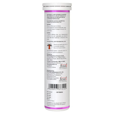 Pure Nutrition Glutathione 500 Mg L Glutathione Tablets For Healthy Glowing Skin - 15 Tablets