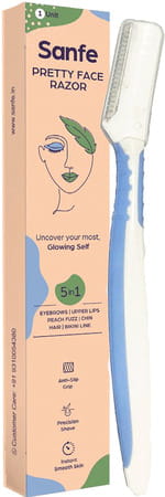 Sanfe Pretty Face Razor For Pain-Free Facial Hair Removal (1 Unit)