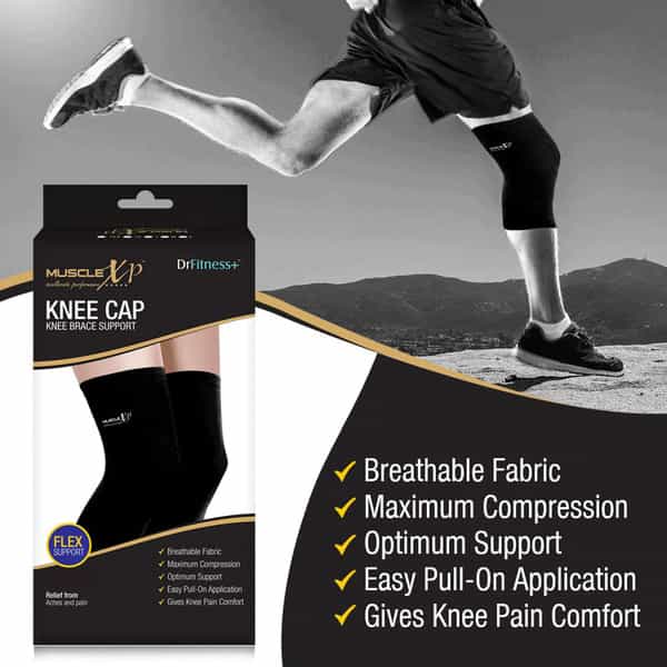 Musclexp Drfitness+ Knee Cap & Brace Knee Knee Brace Joint Pain Relief (Small)
