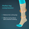 Tynor Compression Stocking Below Knee Classic Beige Small Pack Of 2