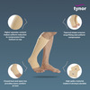 Tynor Compression Stocking Below Knee Classic Beige Small Pack Of 2
