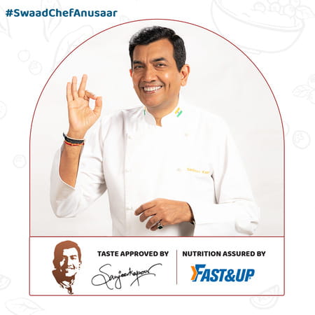 Fast&Up Goodeatz Instant Protein Masala Oats Mast Masala Pack Of 400gms