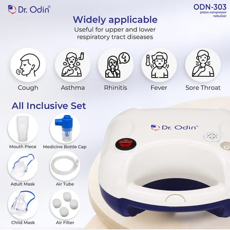Dr. Odin Odn303 Nebulizer (White | Blue)