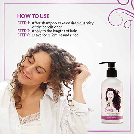 Anveya Curls Ultra-Moisturizing Conditioner For Curly Hair 250ml