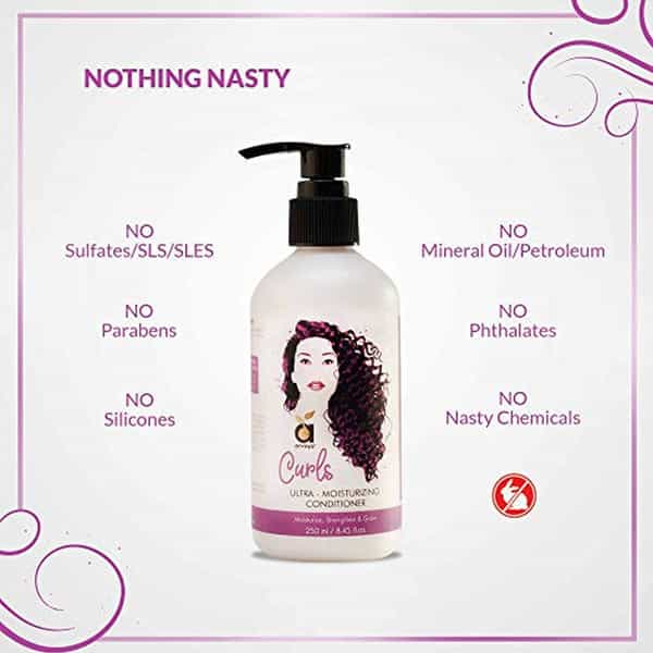 Anveya Curls Ultra-Moisturizing Conditioner For Curly Hair 250Ml