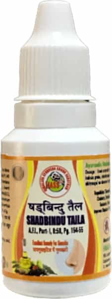 Hass Shadbindu Taila Oil Tel Thailam 15 Ml Each X 4 With Nasal Drop