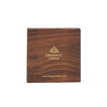 Organic India Executive Wooden 60 Teabags Box (Old Flr)
