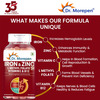 Dr. Morepen Iron & Zinc | L Methykl Folate Vitamin C & Zinc | Tablets | 60 No's