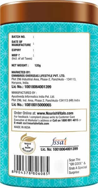 Nourishvitals Dark Chocochip Cookies + Almond Cookies Crunchy Delights Genius Snack 120G Each