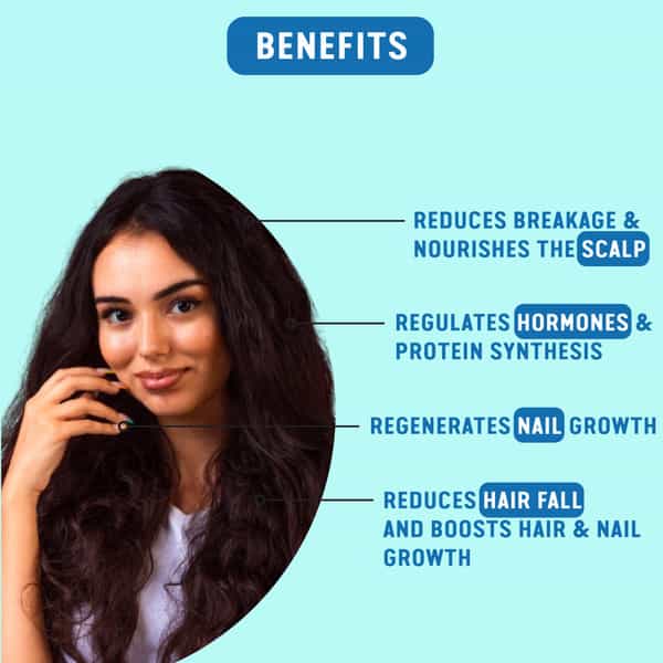 Power Gummies Gorgeous Hair & Nails Growth | Now With No Added Sugar & New Heart Shape - 30 Gummies