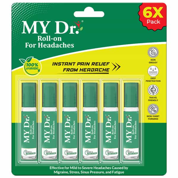 My Dr Headache Relief Roll-On | Pack Of 6