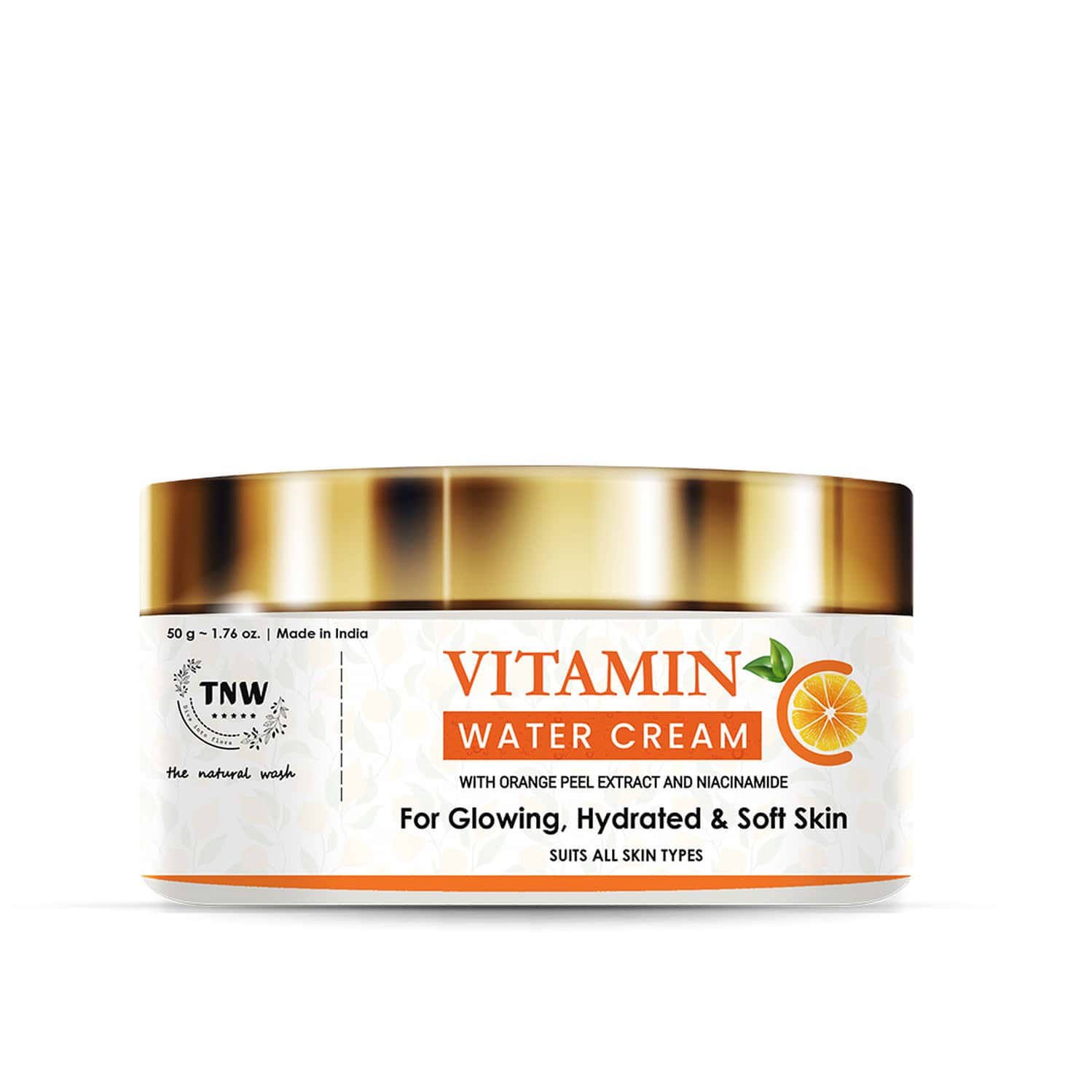 Tnw -the Natural Wash Vitamin C Water Cream For Hydrated Skin | Makes Skin Soft & Supple