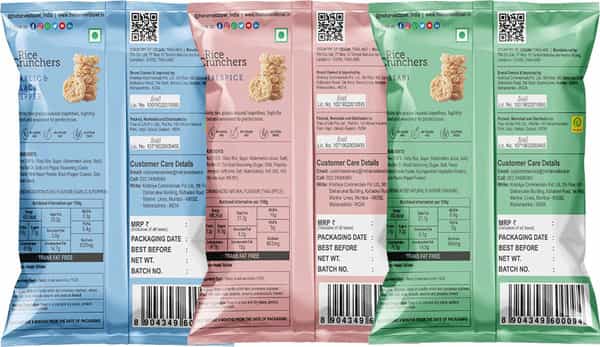 The Harvest Thai Spice Wasabi Garlic And Black Pepper Sriracha Sour Cream Sea Salt|45G Each X12