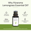 Puraroma Lemongrass Essential Oil - 10 Ml